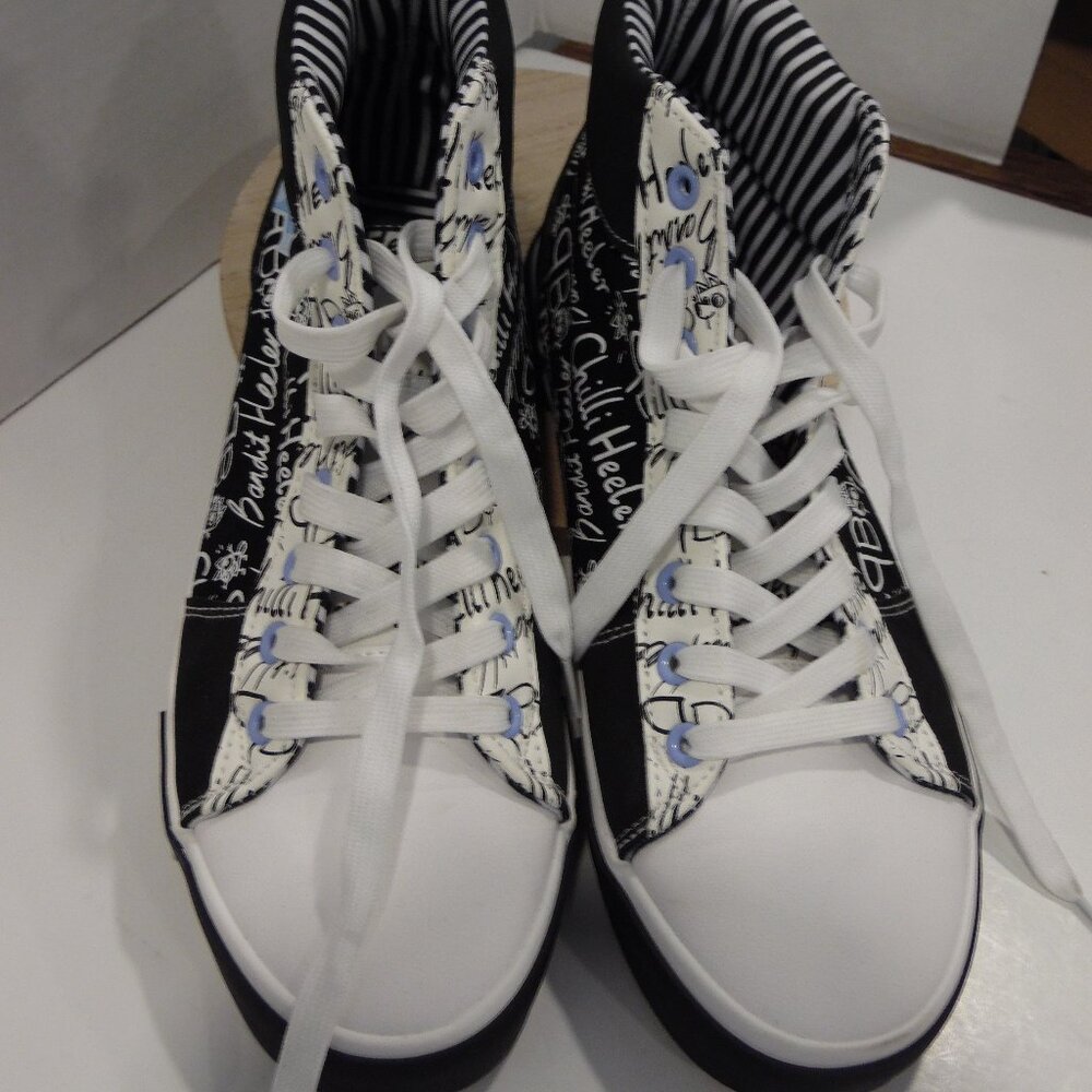 Bluey Themed Adult High-Top Sneakers by Ground Up Unisex Size 9.5